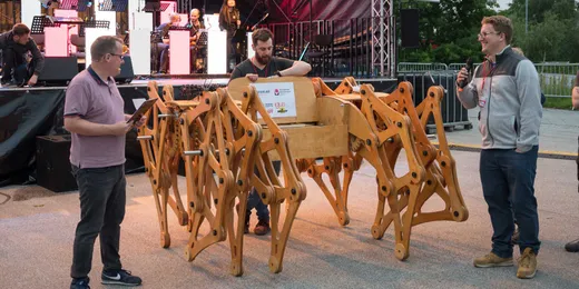 Blick in die offene Werkstatt des FabLab Lübeck