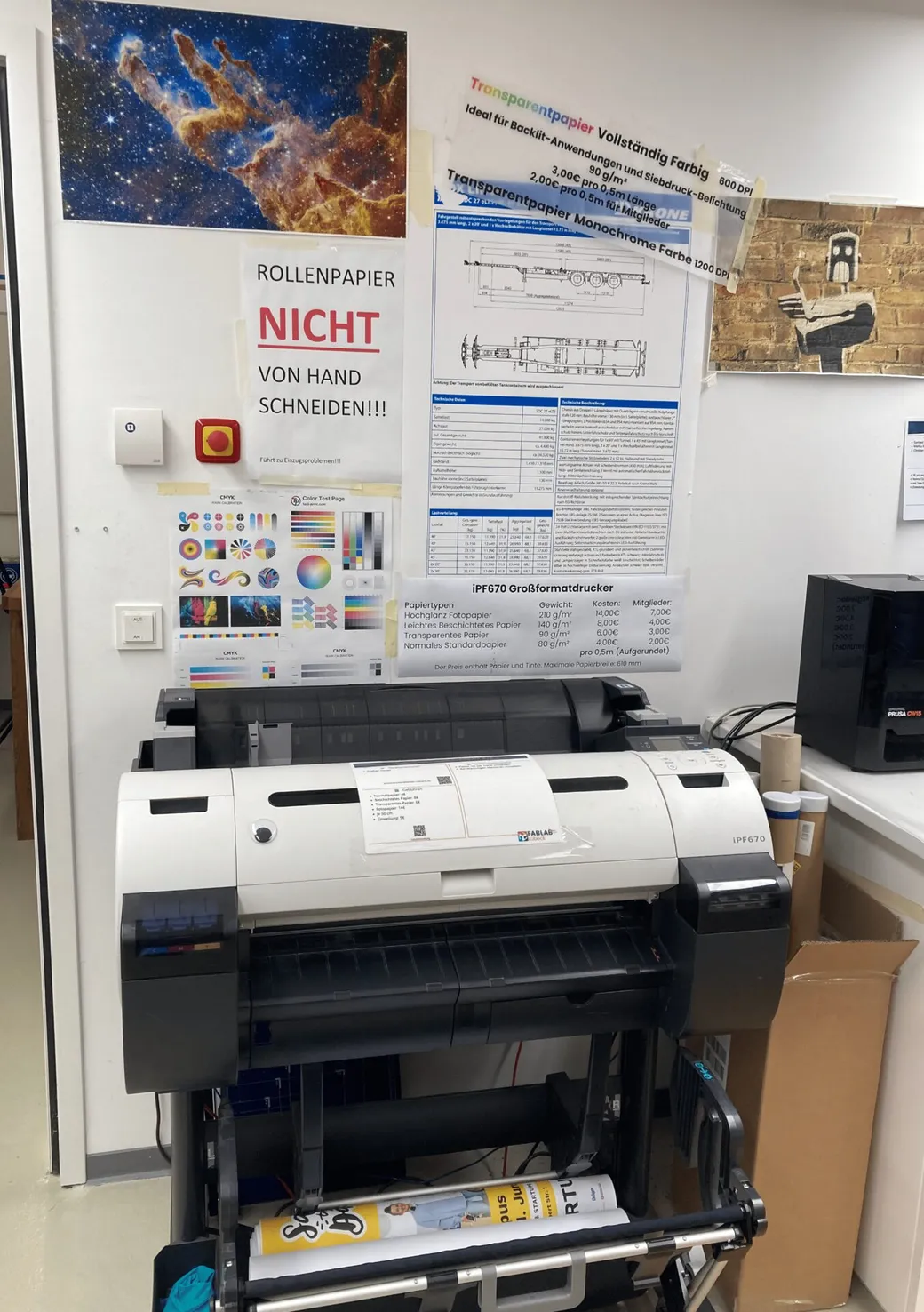 Der A0-Posterdrucker im FabLab